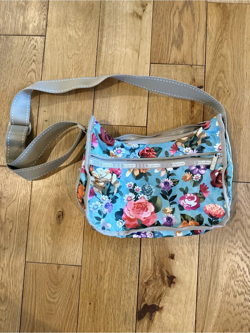 Lesportsac Floral Hobo Bag